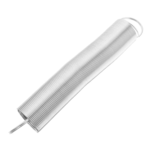 HEMOTON Door Handle Spring Tension Springs for Fence Tension Livestock Fence Spring Fence Tension Springs Electric Fence Spring Gates Replacement Tension Springs Silver Stainless Steel