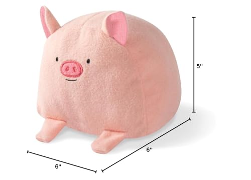 Fringe Studio Ball Squeaker Toy for Pets, Pig (286003)