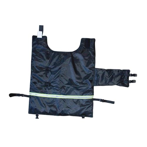 Calf Warm Clothes Blanket Jacket Saver Comfort Oxford Cloth Waterproof Windproof Sturdy Adjustable Suitable for Farmers Cattle Calves Cold Winter, Black Fleece Lining - color: Black fleece lining
