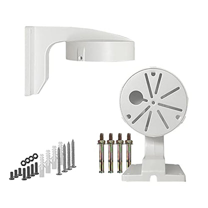 WiTi 4.7 inches Wall Mount Bracket for Dome Security Camera,Deep Base Junction Box Cable Management Mounting Case, CCTV IP Surveillance Cameras Holder Metal Solid Outdoor Indoor