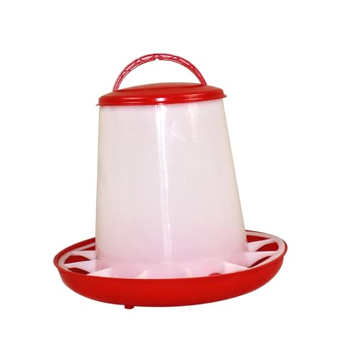 Chicken Feeder No Waste Feeder Cover Automatic Chicken Feeding Bowl for Hens 1pc