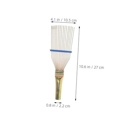 Wire Goat Wool Hair Brush Deshedding Tool for Sheep Cattle Horses Lightweight Grooming Rake for Wet Dry Use Easy to Clean Livestock Brush for Fluffy Animals