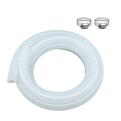 3/8" ID Silicone Tubing, Food Grade 3/8" ID x 5/8" OD 10 Feet Length Pure Silicone Hoses High Temp for Home Brewing Winemaking - size: 3/8" ID x 5/8" OD-10FT