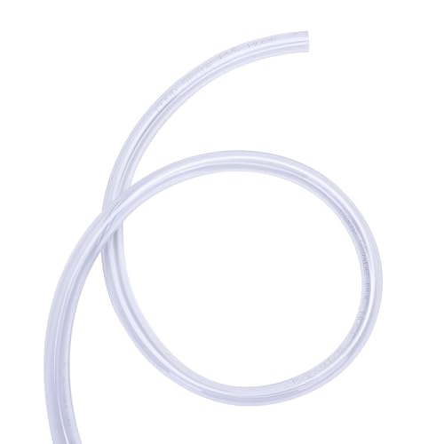 DERNORD PVC Tubing 9/16"ID X 3/4"OD Flexible Clear Vinyl Hose 10 Feet for Food Grade - size: 10 Feet, style: 9/16"ID X 3/4"OD