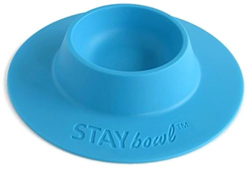 Tip-Proof Ergonomic Pet Bowl for Guinea Pig and Other Small Pets; 1/4-Cup Size; Sky Blue - size: Small 1/4 cup
