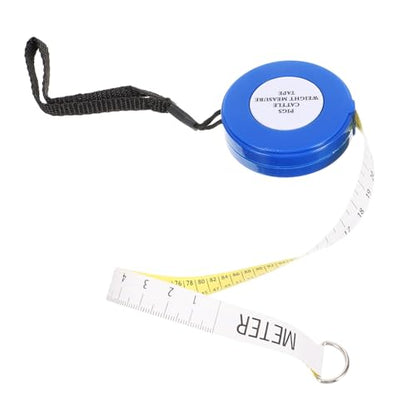 Animal Measuring Tape 2.5m for Cattle and Horses, Blue Girth Weight Tape Measure for Pig, Goat, and Livestock Body Measurement Tool Style