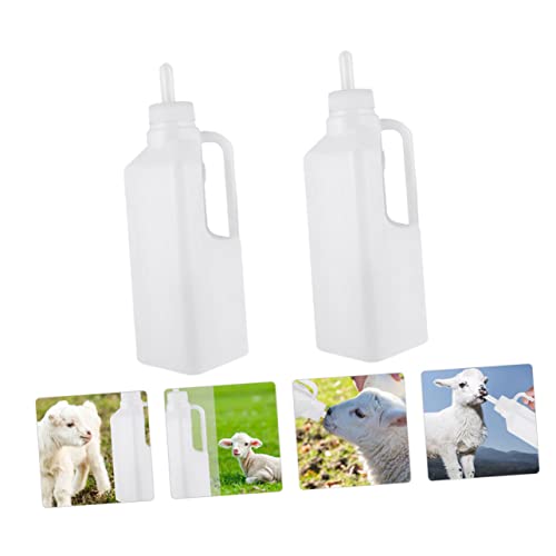 HEMOTON 850ml Silicone Sheep Nursing Bottle for Calves and Piglets Veterinary Feeding Supply Replacement Nipples for Livestock