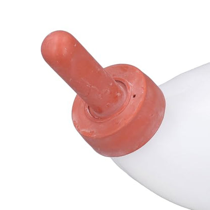 Calf Nursing Feeding Bottle, 2L Large Capacity Spill Proof Milk Feeder with Soft Silicone Nipple for Cattle Sheep
