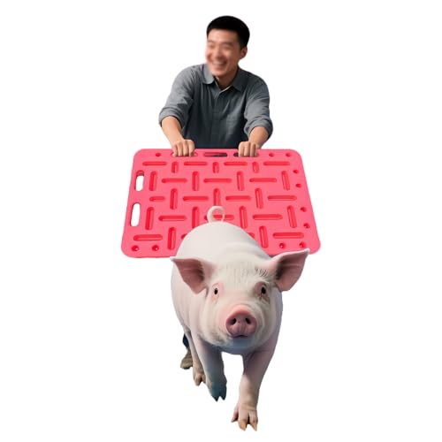30x18in 38x30in 48x31in Lightweight Pig Board for Protect Farmers, Sorting Panel for Livestock, Livestock Divider Panel for Pig, Cattle, Sheep, Goats, Improve Work Efficiency(Large - 48x31 in) - size: Large - 48x31 in