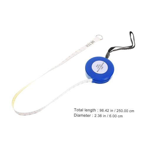 Animal Weight Measuring Tape 2.5m Blue Cattle Pig Goat Weight Tape Measure for Livestock Body Circumference Style