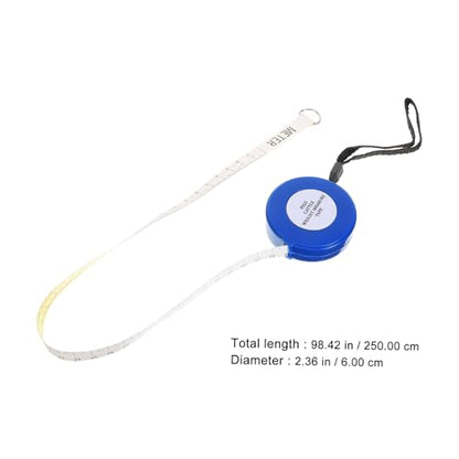 Animal Weight Measuring Tape 2.5m Blue Cattle Pig Goat Weight Tape Measure for Livestock Body Circumference Style