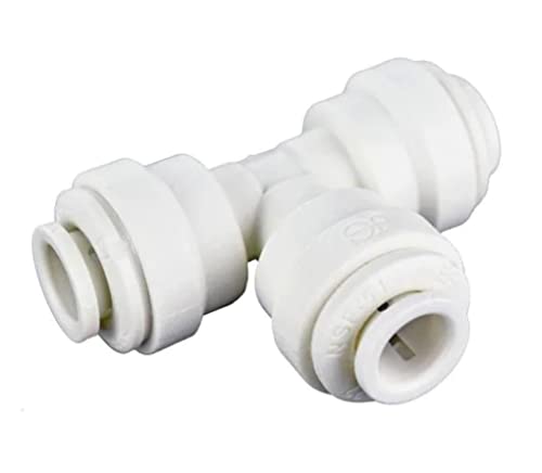 IPW Industries Inc-John Guest - Polypropylene Union Tee Quick Connect Fitting 5/16" OD/Single - PPM0208W