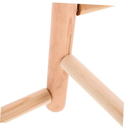 Natural Bird Perch Stand for Parakeets and Parrots Chewable Toy Platform for Bird Cages Easy to Install Safe and Perch Accessory