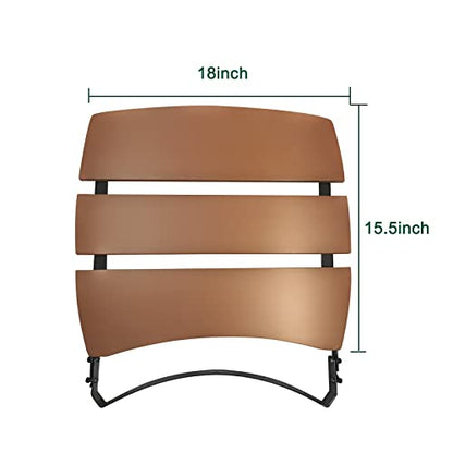 Side Shelves Big Green Egg Accessories, Composite 3 Slat Egg Mates for Large Big Green Egg with Folding Side Shelves Replacement Parts Grill & Smoker Accessories - size: L3 Side Shelves