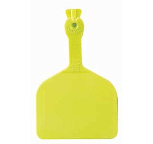 Z Feedlot Cattle Cow Blank Ear Tags Lime 50 Count Identification Livestock