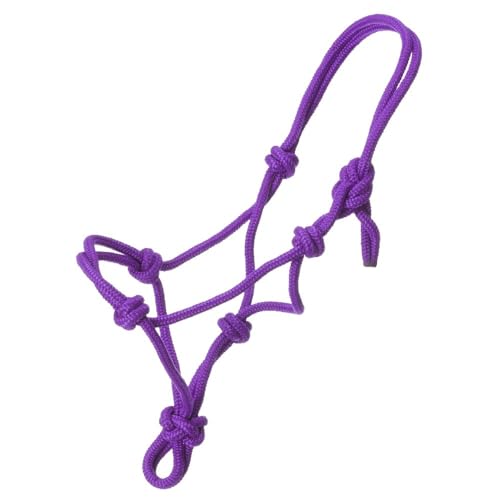 Tough1 Miniature Poly Rope Halter - color: Purple, size: Small