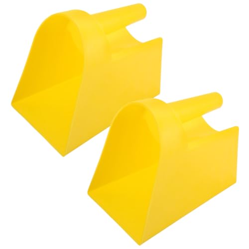 Yardwe Ergonomic Handle Plastic Scoop Multi-purpose Feeder for Livestock Feed