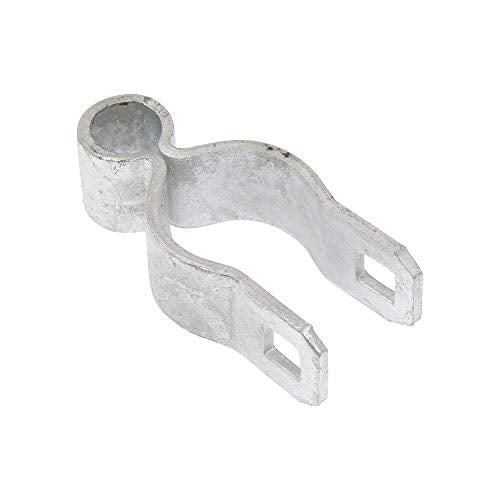 Chain Link Fence Gate Hinge Kit | Two 1 3/8" Female Hinges and Two 2 3/8" Male Hinges with Bolts and Nuts