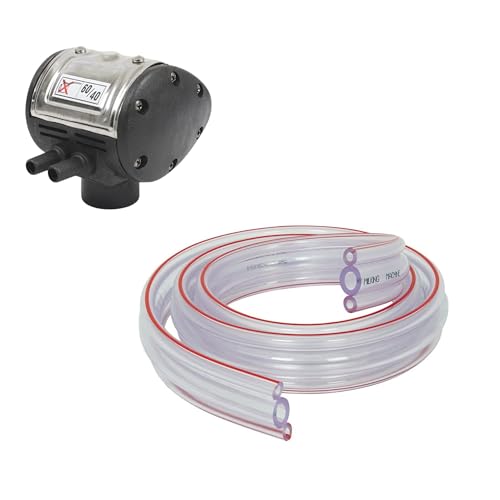 Cow Pulsator with Food-Grade Milk Hose, BPA Free, 1/2", 35/64", 5/8", Three-Way and Pulsator Hose Included (1/2" Three Way Milk Hose and Pulsator Hose) - size: 1/2" Three way Milk Hose and Pulsator Hose