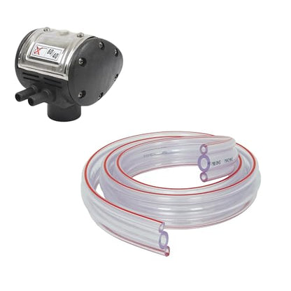 Cow Pulsator with Food-Grade Milk Hose, BPA Free, 1/2", 35/64", 5/8", Three-Way and Pulsator Hose Included (1/2" Three Way Milk Hose and Pulsator Hose) - size: 1/2" Three way Milk Hose and Pulsator Hose