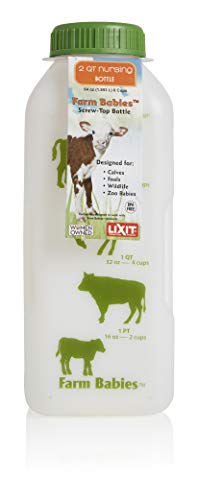 Lixit Nursing Bottle for Farm Animals, WHITE, 64 Fl Oz (Pack of 1) - size: 1 Count (Pack of 1)