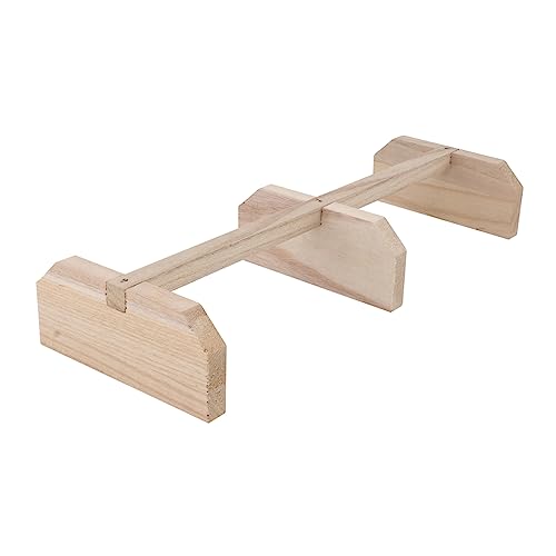 Sosoport Wooden Chicken Perch Stand Easy Install Roosting Bar for Chickens and Birds Natural Wood for Foot Exercise for Roosters and Hens Suitable for Birds