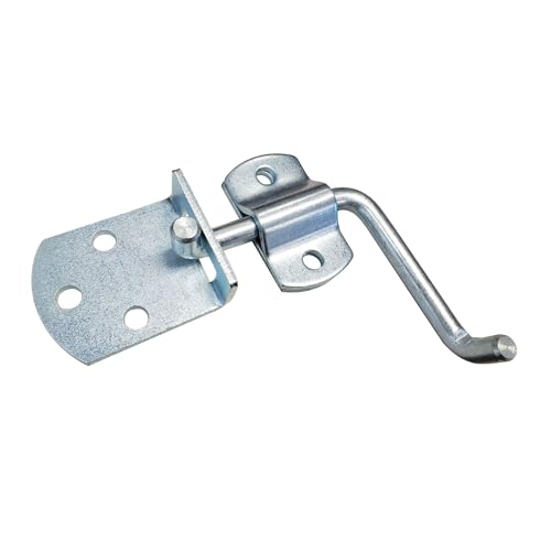 Mega Cargo Control Straight Gate Latch Bracket Set, Stake Bed Latches for Utility Trailer, Truck, Wood Security Rack Stake Body Straight Brackets Gate - 20 Pack - size: Set of 20