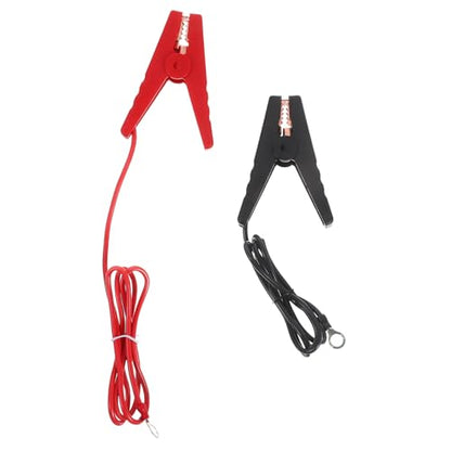 2pcs Fence Gate Hardware Electric Fence Kit Jump Cable Connect Wire Pp Material Weatherproof Easy to Use Farm Fencing System