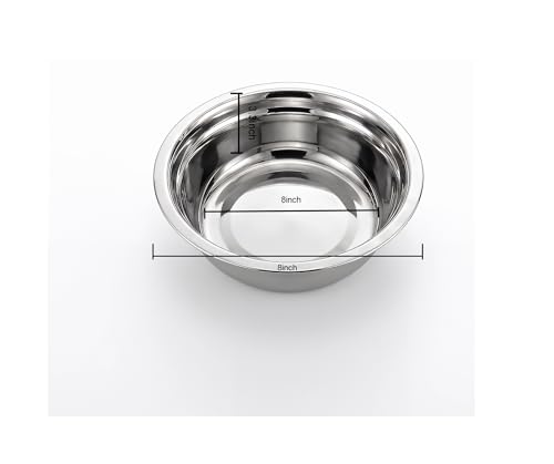 4-Pack Stainless Steel Dog Bowls – 47 Oz Metal Dog Bowls for Large & Medium Dogs, 304 Stainless Steel Dog Bowl, Dishwasher Safe Basic Dog Food Bowls – Stainless Steel Cat Bowls for Kennel