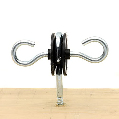 12 Pcs Farm Electric Fence Gate Handle Anchors, Wood Post Screw-in Electric Fence Insulator, Black