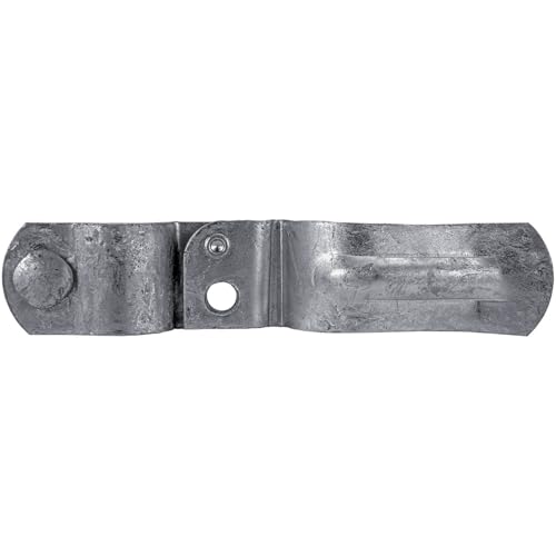 Heavy Duty Fork Latch (Bolt in) 1-3/8" x 1-7/8" Galvanized Pressed Steel - size: 1-3/8" x 1-7/8"