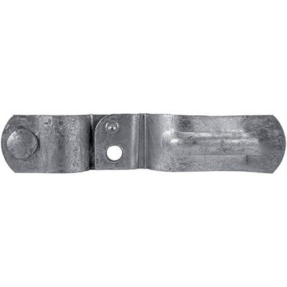 Heavy Duty Fork Latch (Bolt in) 1-3/8" x 1-7/8" Galvanized Pressed Steel - size: 1-3/8" x 1-7/8"