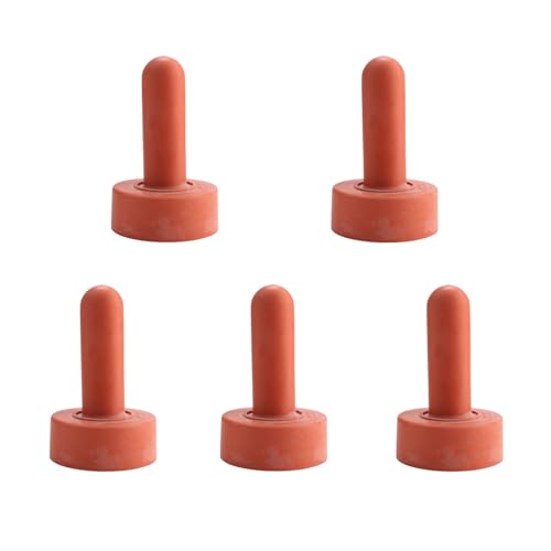 5Pcs Small Animal Milk Drink Nipple, 4.2in Length Rubber Snap On Calf Nipple Livestock Feeding Nursing Watering Supplies