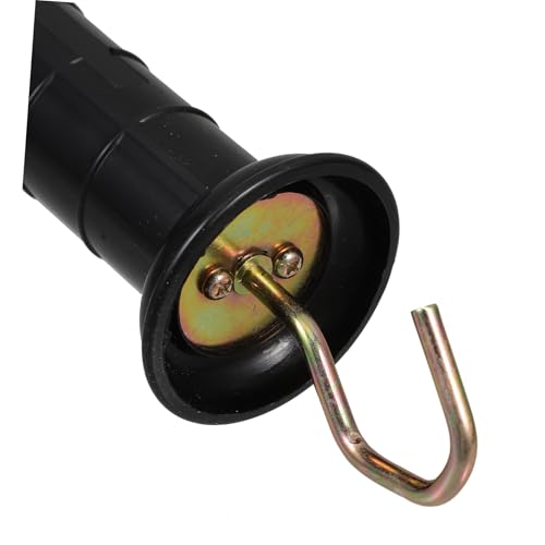 BESPORTBLE Fence Gate Handle Electric Fence Door Handle Insulator Robust Steel Construction for Livestock Park and Farm
