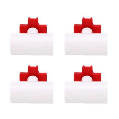 Zerodis 10PCS Chicken Waterer Nipple Kits with Tee Fittings Poultry Fountains Waterers Fittings Sealing Gaskets and Tape for Automatic Poultry Watering System Leakproof Plastic Nipples