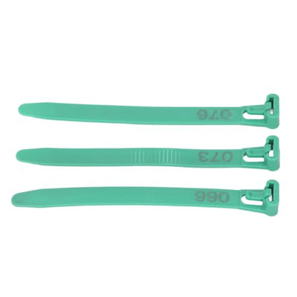 Chicken Leg Rings 1-100 Numbered | Reusable Poultry Identification Leg Bands for Ducks/Chicks/Pigeons/Goose | Sturdy PP Material Easy to Apply and Take Off (Green) - color: Green
