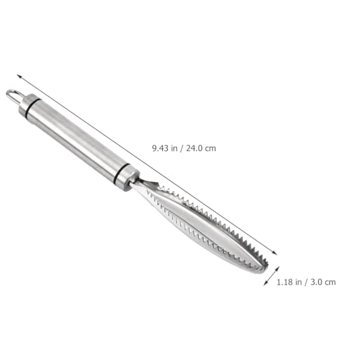 Chicken Lung Scraper Stainless Steel Handheld Poultry Processing Tool 3-Pack 9.44-Inch Ergonomic Chicken Lung Removal Tool for Home Farm and Slaughterhouse