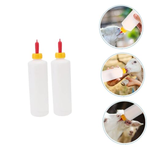 Abaodam 2sets Livestock Feeding Bottles for Cows Sheep Goats Nursing Bottles Calf Goat Milk Dairy Farming Tools Versatile Feeding Tool