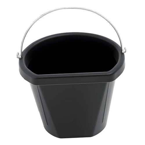 Horse Feed Bucket Rubber Feeder Multipurpose Storage Bin 18L Utility Bucket