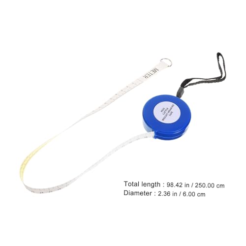 2.5m Animal Weight Tape Measure for Cattle and Goats Multifunctional Girth Measurement Tool Sturdy PVC Material for Farmers and Livestock Management Style