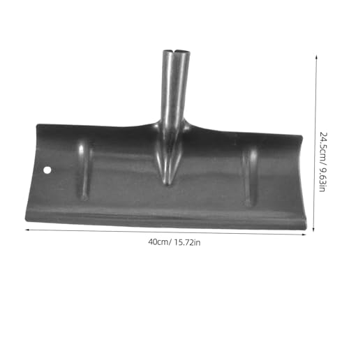 Mikikit Manual Livestock Waste Scraper and Poultry Manure Rake for Chicken Coop Cleaning, 40cm Stall Scraper Shovel for Barn and Livestock Cage Manure Removal