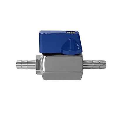 Beduan 5/16” Hose ID Barb Ball Valve 304 Stainless Steel Mini Shut Off Valve for Water Gas Fuel Drip Irrigation and Aquariums - size: 5/16" Hose Barb