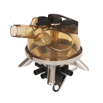 Classic Milk Claw 300ml for Cow Milking System, 300CC PSU Cap Milk Claw Durable Milking machine claw 300cc PC/PSU and milking machine spare parts S/S claw top PSU/PPSU bowl claw with shut off valve su