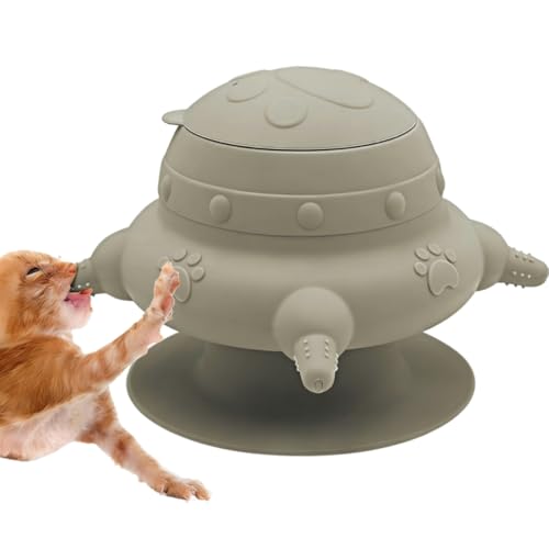 230ML Puppy Milk Feeder with 4 Nipples Silicone Milk Nipple Feeding Bottle for Multiple Newborn Puppies Kittens Rabbits Anti-slip Puppy Nursing Feeder Small Pets Water Feeding Bowl Nursing Station - color: Grey