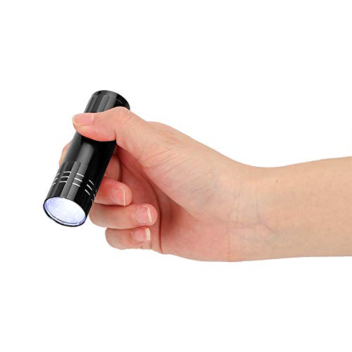CHICIRIS Egg Candling Lamp, High Intensity Bright Cold Light for Egg Development Observation, with Portable ABS Design, for Chicken Goose Duck Poultry Hatching and School Lab (Black) - color: Black
