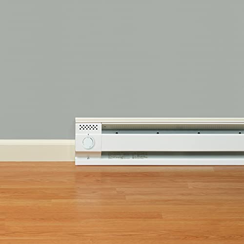 Cadet BTF2W Double Pole Baseboard Heater Thermostat , White , Small
