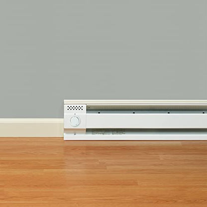 Cadet BTF2W Double Pole Baseboard Heater Thermostat , White , Small