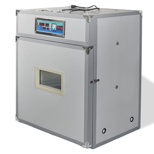 XKV 88 Egg Large Incubator with Automatic Egg Turning,Temperature Control and Humidity Control,Hatching Eggs,Chicken,Ducks,Poultry,with a Viewing Window,Easy to use - size: 88 Egg-152L