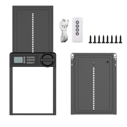 Solar Powered Chicken Coop Door, Intelligent Timed Automatic Anti-Pinch Chicken Cage Door, Light Sensor and Remote Control, Weatherproof Poultry Door