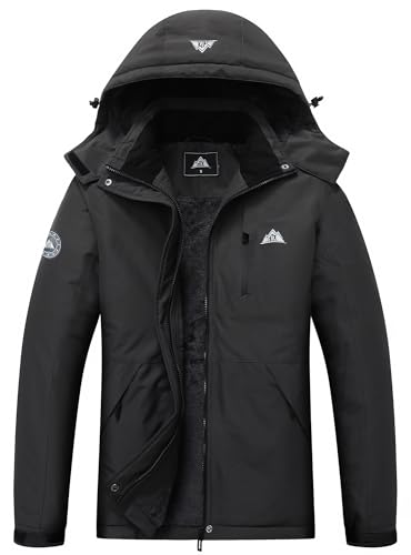 MOERDENG Women's Waterproof Snow Ski Jacket - Warm Winter Coat Insulated for Snowboarding, Softshell for Winter Hiking - color: Darkgrey, size: Small